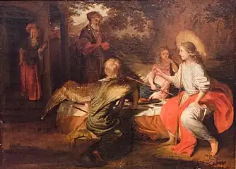 Drei Engel bei Abraham1664Barent Fabritius