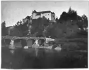 Burg Barilović (von Radoslav Lopašić, † 1893), zerstört im Zweiten Weltkrieg