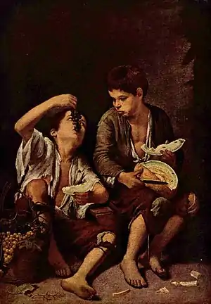 Bartolomé Esteban Murillo: „Trauben- und Melonenesser“