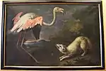 Flamingo und Fuchs, 1717,Villa medicea di Poggio a Caiano