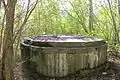 Fundament des ehemaligen Sendemast Konstantynów