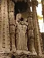 Detail der Madonnenstatue