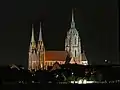 St. Paul bei Nacht von der Bavaria aus gesehen