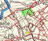 Britische Karte von 1917