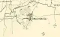 Genauere Kartendarstellung um 1861