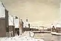Winterliche Dorfansicht