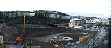 Baustelle Döppersberg im April 2012