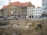 Ehemaliger Standort der HSH Nordbank an der Ecke Beckergrube/Breite Straße