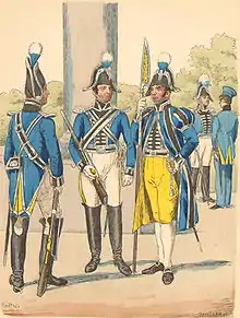 bayerische Hartschiere um 1835