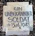 Unbekannter Soldat April 1945