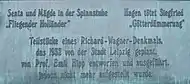 Hinweis: Teilstücke eines Richard-Wagner-Denkmals, das 1932 von der Stadt geplant, von Prof. Emil Hipp entworfen und ausgeführt, jedoch nicht mehr aufgestellt wurde
