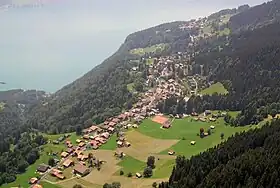 Beatenberg aus der Luft