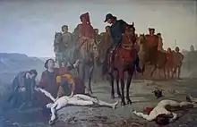 Historistische Darstellung der Auffindung des Körpers Karls des Kühnen