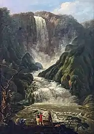 Carlo Labruzzi, Die Kaskade von Terni.