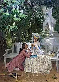 Joseph Caraud,Die Liebeserklärung (1877).