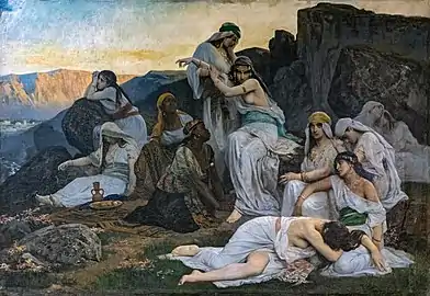Édouard Debat-Ponsan,Die Tochter von Jiftach (1876).
