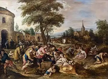 Frans Francken II,Die 7 Werke der Barmherzigkeit.