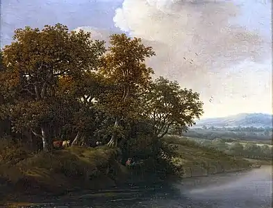 Jan Lagoor,Bewaldete Landschaft.