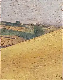 Henri Martin, Landschaft in Lauragais (1891).