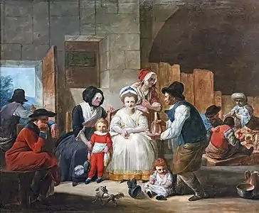 Interieurszene (1784).