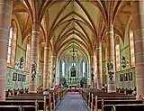Beckingen, Blick ins Innere der Kirche