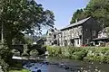 Steinbogenbrücke über den Afon Colwyn