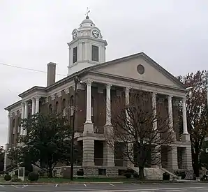 Das Bedford County Courthouse in Shelbyville, seit 1982 im NRHP gelistet