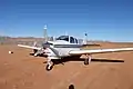 Eine Beechcraft Bonanza A36 in Aus Namibia