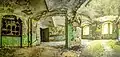 Verfallener Innenraum in Beelitz