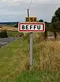 Dorfeingang bei Beffu
