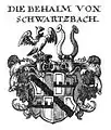 Gemehrtes Wappen der Behaim von Schwartzbach, Siebmacher