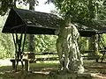 Herkules im früheren Gutspark, von vorne …
