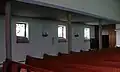 Die drei Fenster im Gang