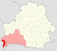 Karte Rajon Brest