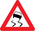 A15: Schleuder- oder Rutschgefahr