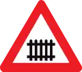 A41: Bahnübergang mit Schranken oder Halbschranken