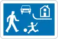 F12a: Beginn eines verkehrsberuhigten Bereichs