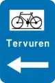 F34b2: Verlauf der speziellen Strecke (in dem Fall für Radfahrer)