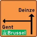 F39: Vorwegweiser auf sonstigen Straßen