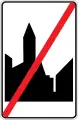 F3b: Allgemeines Ortsausgangsschild  (hochkant)