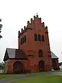 Glockenturm der Kirche