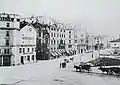 1890: Blick nach Südosten in die damalige Tonhallenstrasse
