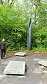 Zentraldenkmal auf dem Friedhof