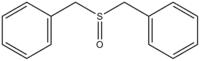 Strukturformel von Dibenzylsulfoxid