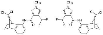 Strukturformel von Benzovindiflupyr