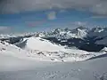 Bergüner Stöcke mit Piz Mitgel, Tinzenhorn, Piz Ela und andere