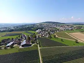 Andhausen und Bergmit dem Ottenberg im Hintergrund