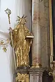 Heilige Walburga am nördlichen Seitenaltar