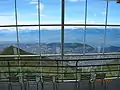 Blick auf Quito von der Bergstation der Seilbahn