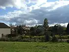 Blick auf Blankenfelde von Norden